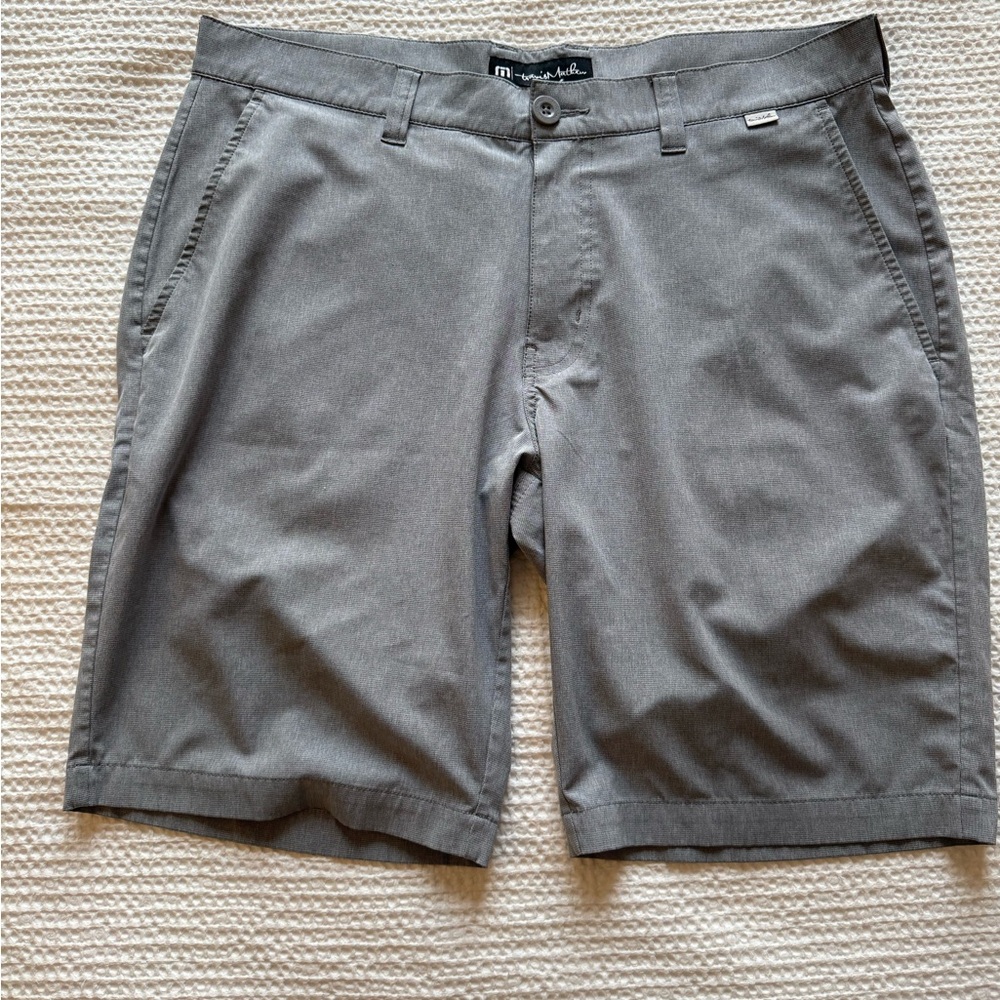 Travis Mathew Gray Shorts Athletic Style